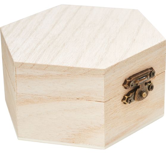 VBS Wooden box, hexagonal