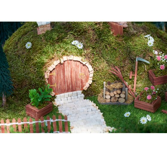 Miniaturowy drewniany stos VBS