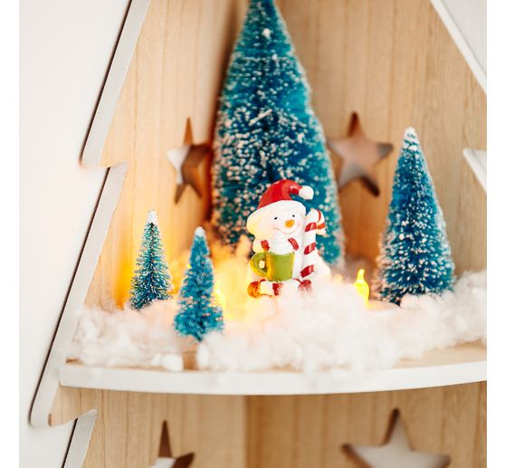 VBS LED tea lights, 4 pcs., with timer