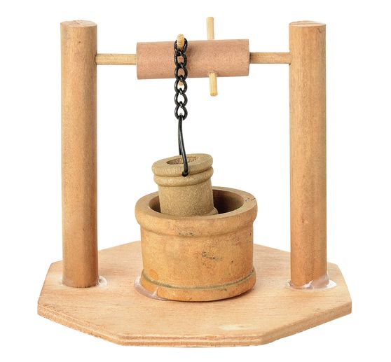 Drewniana fontanna VBS