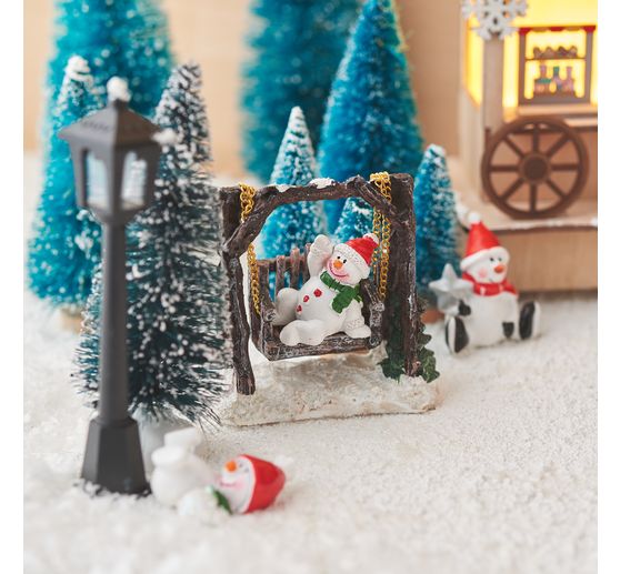 Zestaw do budowy z drewna VBS "Stragan na rynku", w tym LED