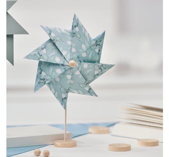 VBS Wooden discs/wheels, Ø 50 x 10 mm, 4 pieces