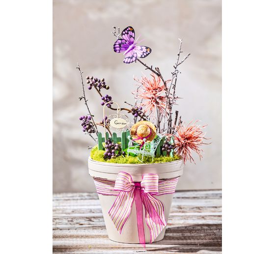 Mini fotel bujany, biały