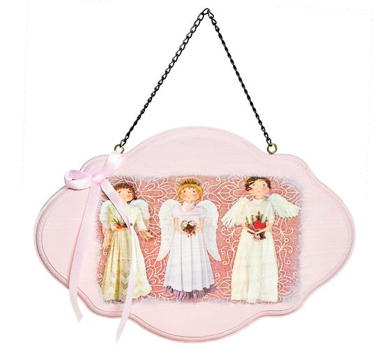 VBS Decorative sign made of pine wood