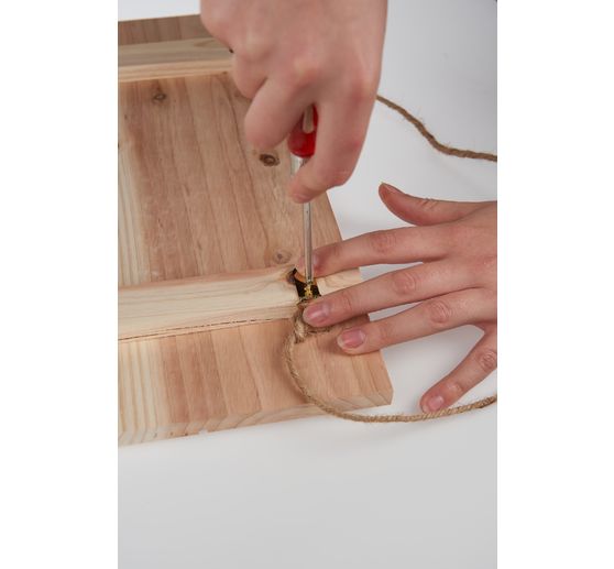 VBS Decorative wooden panel with suspension