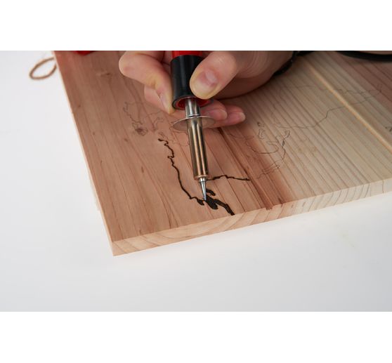 VBS Decorative wooden panel with suspension