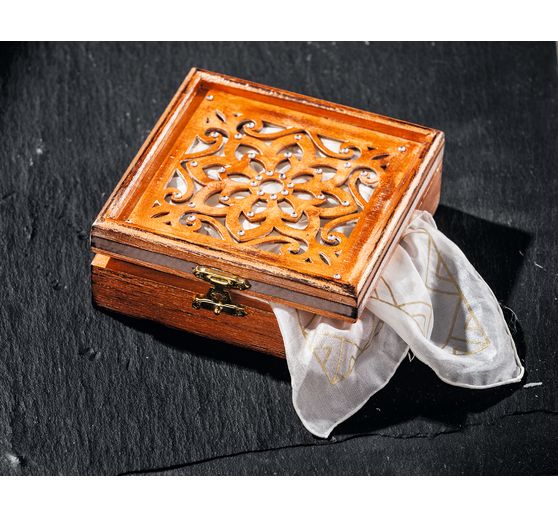 VBS Wooden box "Ornament flower"