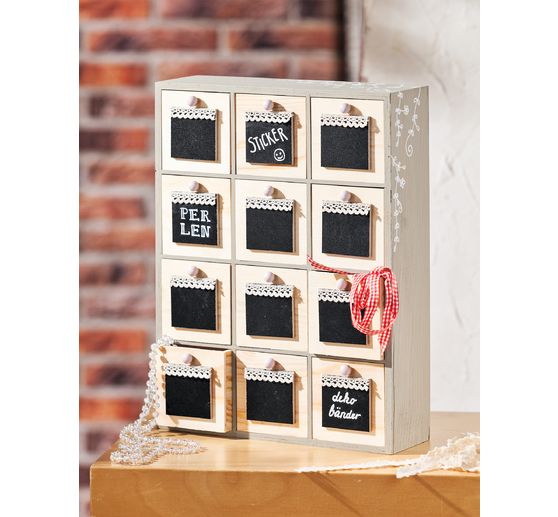 VBS Chest of drawers with blackboard drawers