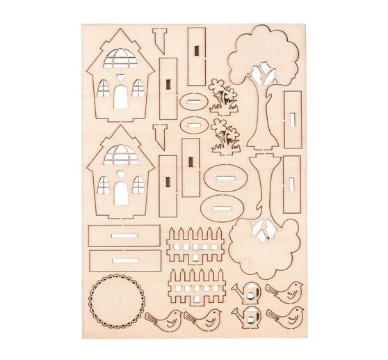 Zestaw do budowy z drewna "Altany ogrodowe"