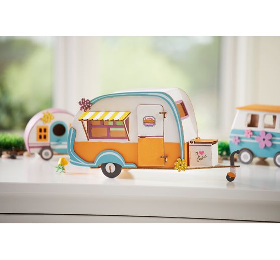 Wood building kit "Trailer"