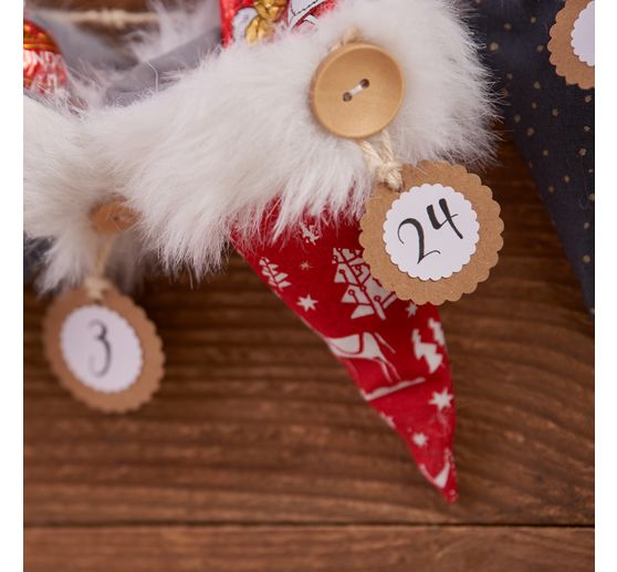 VBS Wooden buttons "Size Mix", 100 g