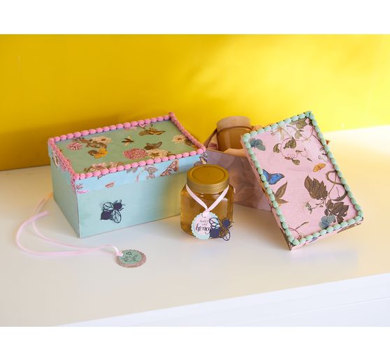 Pudełka tekturowe VBS "prostokąt", zestaw 7 sztuk