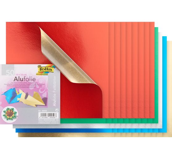 Aluminiowe ulotki, 15 x 15 cm