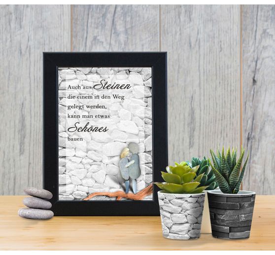 Motif photo cardboard "Stone White"