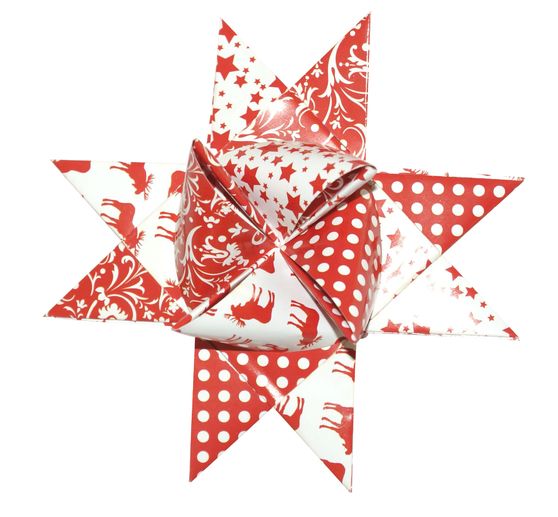 Skandynawskie paski papierowe "X-Mas", 50 mm