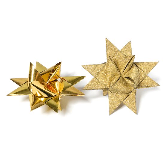 Paski papierowe "Błyszczący, złoty", 15 mm