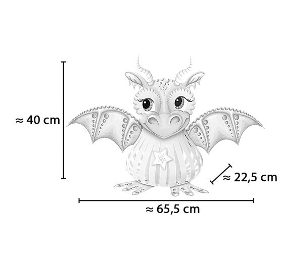 Zestaw do rękodzieła "Smocza dziewczynka"