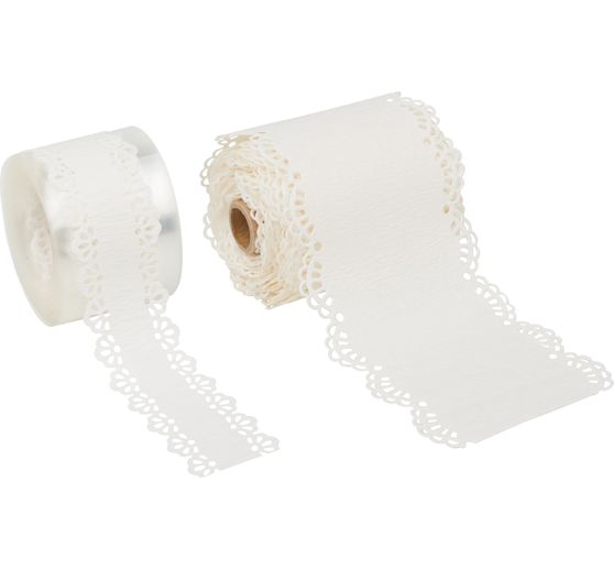 Obramowanie z papierowej koronki, samoprzylepne, 2 m