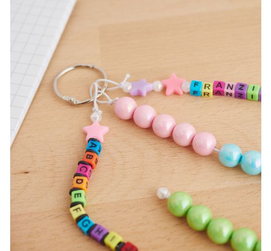 Glass cut beads round, 6 mm