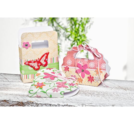 Szablony kreatywne "Bella", zestaw 3, pudełka na prezenty