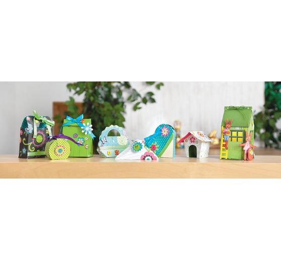 Szablony kreatywne "Bella", zestaw 3, pudełka na prezenty