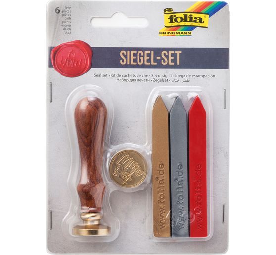 Zestaw pieczęci wraz z uchwytem
