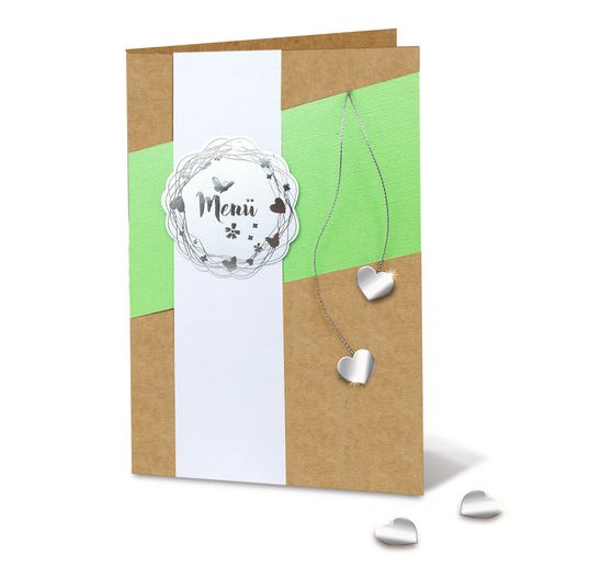 Karty menu "Kraft cardboard"