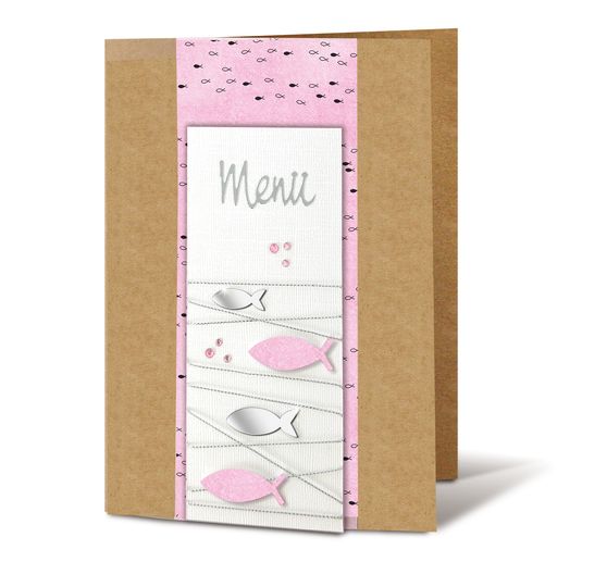 Karty menu "Kraft cardboard"