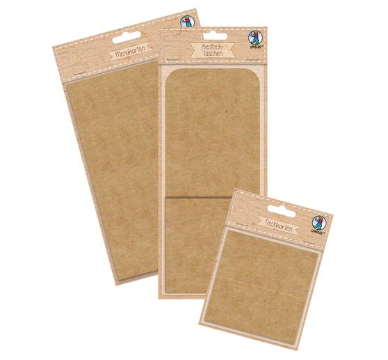 Karty menu "Kraft cardboard"