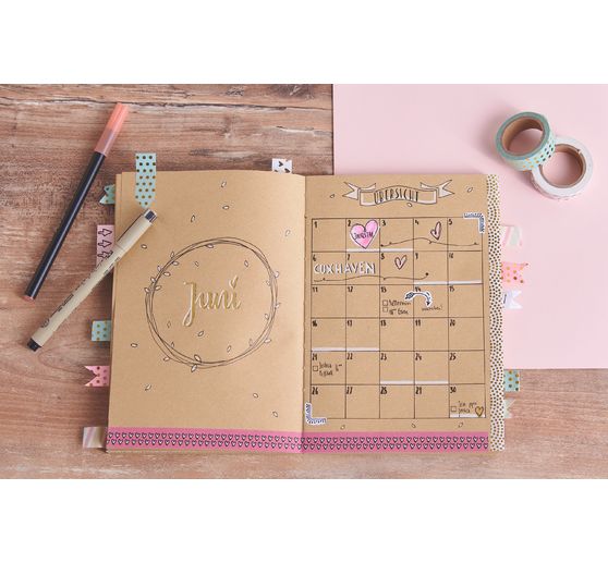 Zestaw taśm washi "Róża/złota folia"