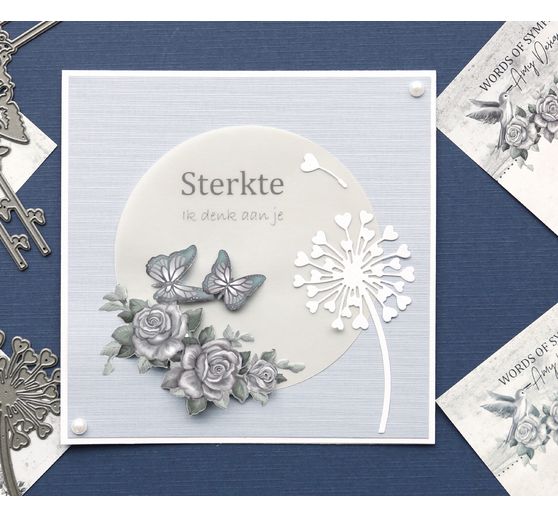 3D punching sheet set "Words of Sympathy"