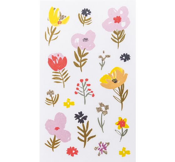 Naklejka "Brokatowe kwiaty"