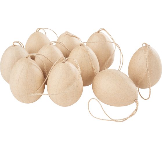 Jajka z papier mâché, 10 sztuk