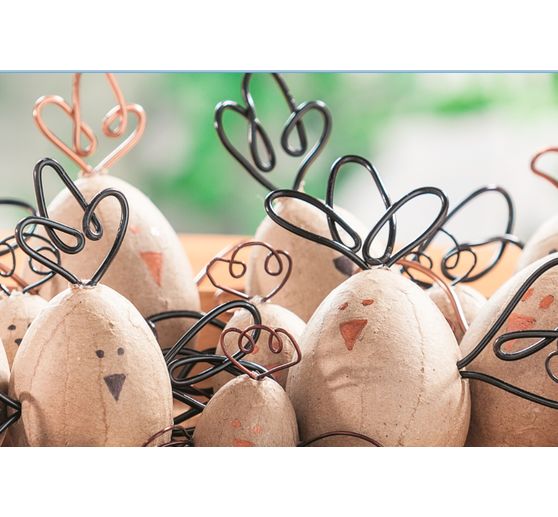 Jajka z papier mâché, 10 sztuk