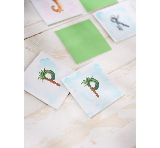 VBS Blank laying cards, 60 pieces