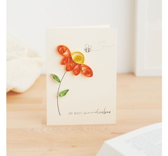 VBS Quilling strips "Colorful", 5 mm, 500 pieces