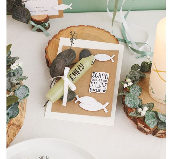 Pointed candles, set of 6