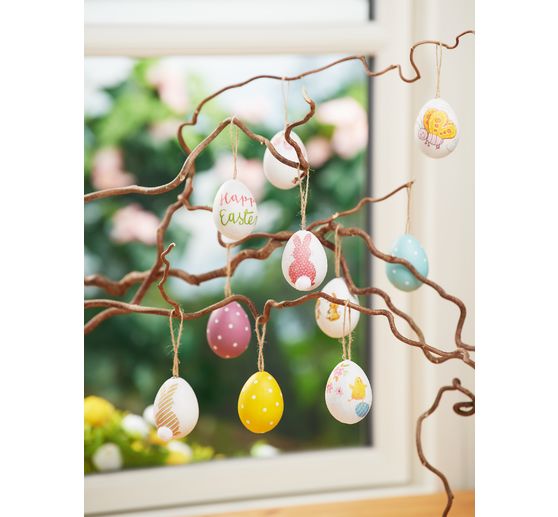 Jajka z papier mâché, 10 sztuk