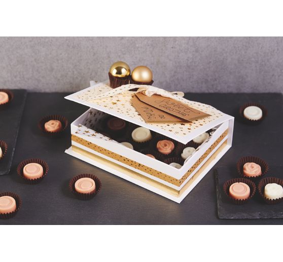 Pudełko z wieczkiem na zawiasach VBS "Książka"