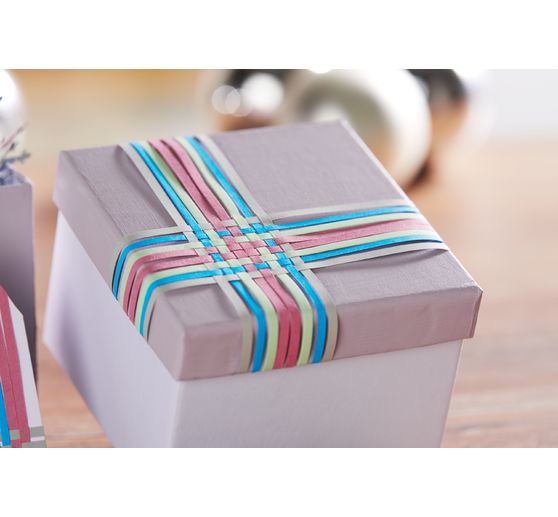 Pudełka tekturowe VBS "Kwadrat", zestaw 12 sztuk