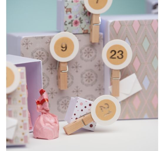 Pudełka tekturowe VBS "Kwadrat", zestaw 12 sztuk