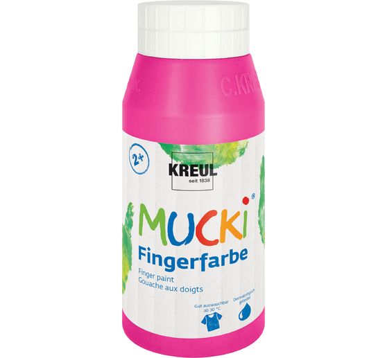 Farby do malowania palcami MUCKI, 750 ml