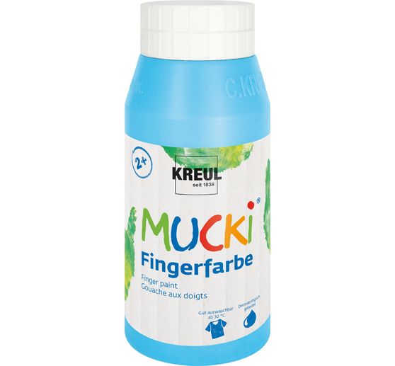 Farby do malowania palcami MUCKI, 750 ml
