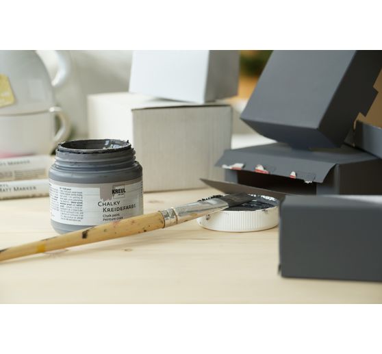KREUL Zestaw podstawowy farb kredowych Chalky, 4 x 150 ml