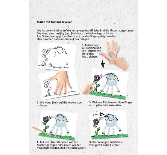 Zestaw MUCKI "Malujemy dłońmi i palcami"