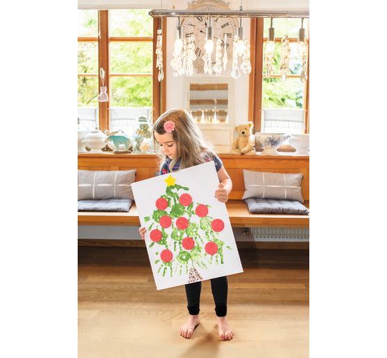 Zestaw 6 farb do malowania palcami Marabu KIDS