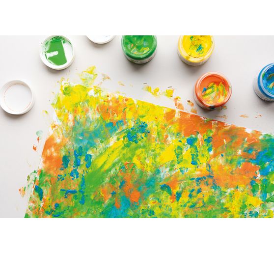 Zestaw 6 farb do malowania palcami Marabu KIDS