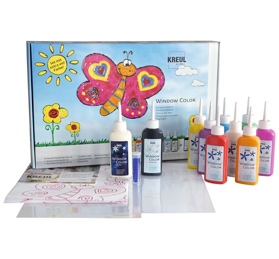 Zestaw kolorów Window Color "Wiosna" firmy Kreul