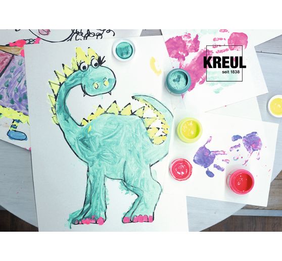 Farby do malowania palcami MUCKI