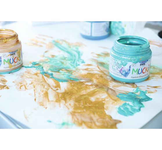 Farby do malowania palcami MUCKI